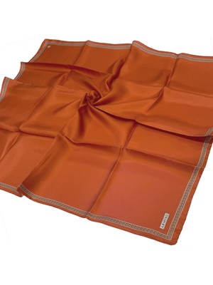 Armine Ipek Eşarp 2025 Kış - 9261-83 Turuncu Twill