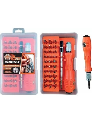 Kinetex Bits Uçlu Tornavida Seti (30 Uç)