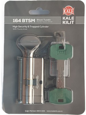 Kale 164 Bts M Bilyalı Barel Tuzaklı Mandallı Silindir 68 mm