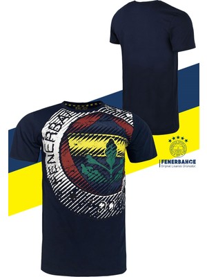 Fenerbahçe Orijinal Lisanslı Tribün 6 Renk Logolu Spor T-Shirt