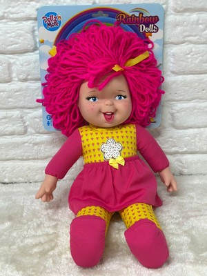 Gökkuşağı Bebekleri Lahana Bebek , Dolgu Bebek , Et Bebek 45 cm (Yeni Sezon) Neon Pembe