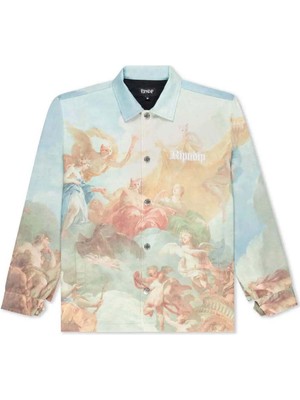 Heavens Waiting Button Up Ceket - Çok Renkli, Polyester ve Pamuk Karışımı, Konforlu Fit