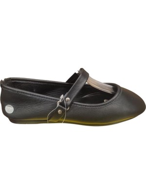 Mammamia D25YA-7100 Yumuşak Deri Kadın Babet Ayakkabı