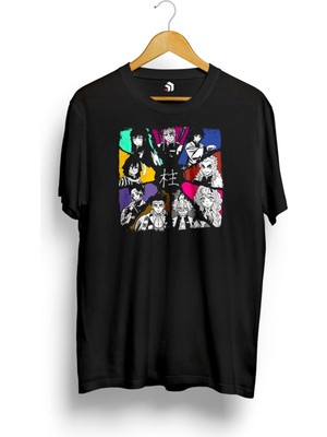 Karikatür Store Hashira Demon Slayer Anime Baskılı Tişört