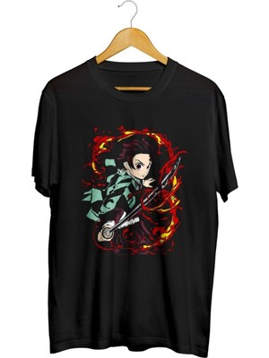 Karikatür Store Rei Ayanami Anime Baskılı Unisex Tişört