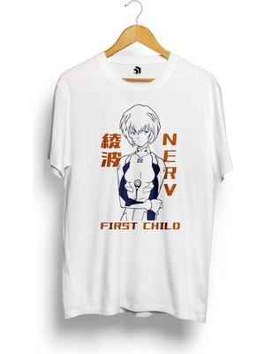 Karikatür Store Rei Ayanami Anime Baskılı Tişört