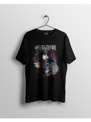 Karikatür Store Megumi Fushiguro Jujutsu Kaisen Anime Tişört