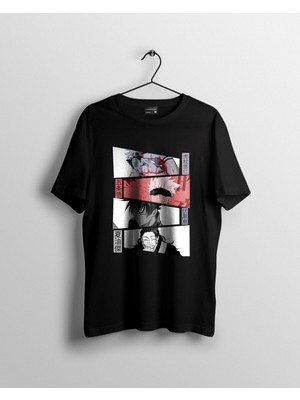 Karikatür Store Jujutsu Kaisen Kolaj Anime Tişört