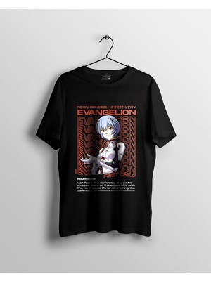 Karikatür Store Rei Ayanami Evangelion Aesthetic Anime Tişört