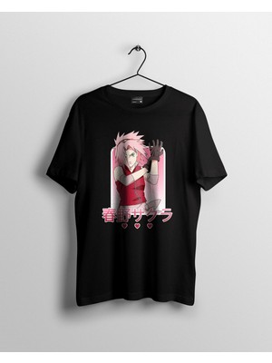 Karikatür Store Sakura Haruno Naruto Shippuden Anime Tişört