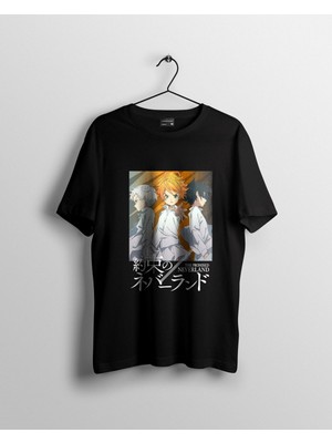 Karikatür Store Promised Neverland Yakusoku Anime Tişört