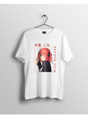 Karikatür Store Nino Nakano The Quintessential Quintuplets Anime Tişört