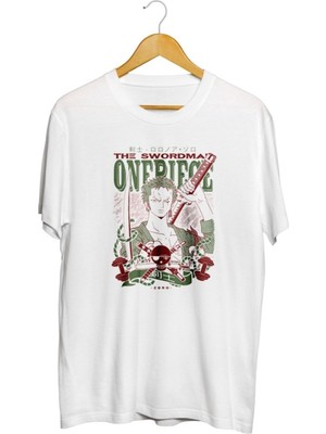 Karikatür Store One Piece Anime Baskılı Unisex Tişört