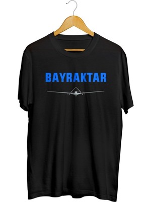 Karikatür Store Bayraktar Mavi Baskılı Unisex Tişört