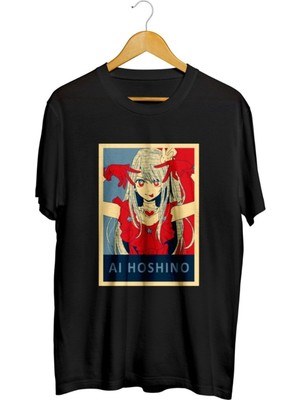 Karikatür Store Oshi No Ko Baskılı Unisex Tişört