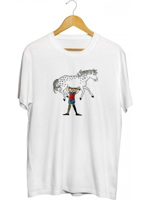 Karikatür Store Pippi Langstrumpf Anime Baskılı Unisex Tişört