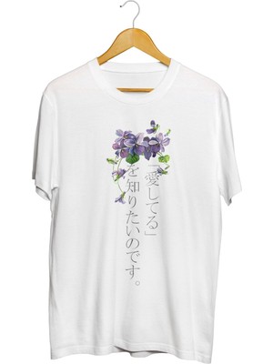 Karikatür Store Violet Evergarden Anime Baskılı Tişört