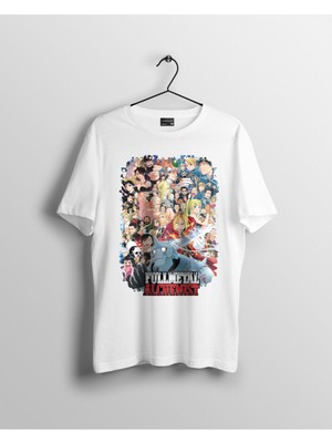 Karikatür Store Fullmetal Alchemist Baskılı Anime Tişört
