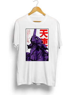 Karikatür Store Evangelion Eva Anime Baskılı Tişört