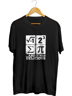 Karikatür Store Matematik Bilimi Pi Sayısı Sembol Baskılı Kaliteli Tişört