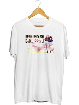 Karikatür Store Oshi No Ko Anime Baskılı Unisex Tişört