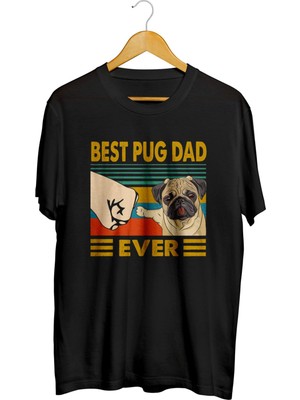 Karikatür Store Best Pug Dog Baskılı Kaliteli Tişört