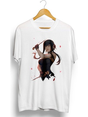 Karikatür Store Yor Briar (Forger) Ecchi Spy x Family Anime Baskılı Unisex Tişört