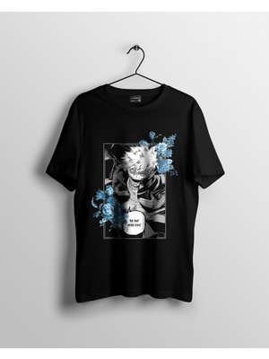 Karikatür Store Dabi Blue Flowers My Hero Anime Tişört