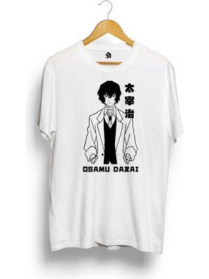 Karikatür Store Dazai Anime Baskılı Tişört