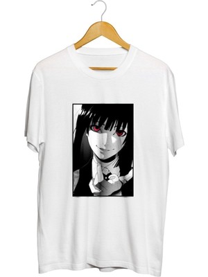 Karikatür Store Kakegurui Baskılı Unisex Tişört