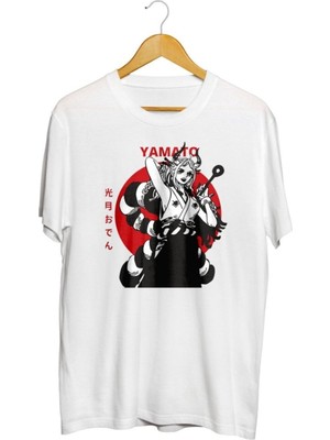 Karikatür Store Yamato Baskılı Unisex Tişört