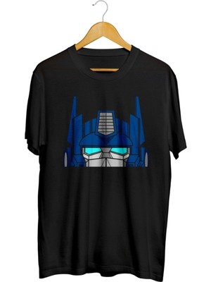 Karikatür Store Optimus Prime Baskılı Unisex Tişört