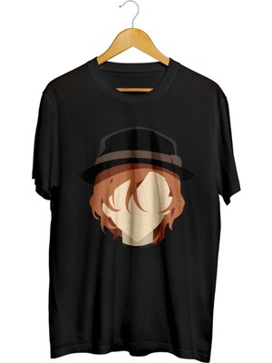 Karikatür Store Chuuya Nakahara (Bungou Stray Dogs) Anime Baskılı Unisex Tişört