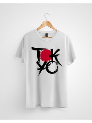 Karikatür Store Tokya Japan Baskılı Tshirt