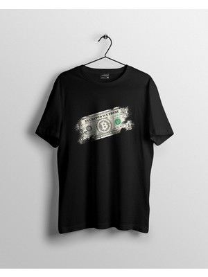 Karikatür Store Bitcoin Kripto Para Esprili Baskılı Tişört