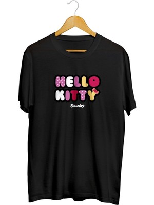 Karikatür Store Hello Kitty Baskılı Unisex Tişört