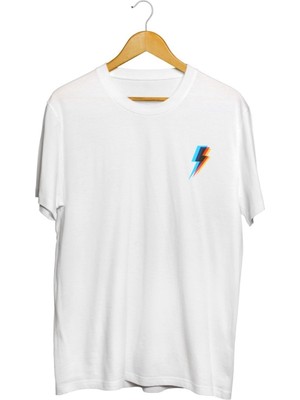 Karikatür Store Şimşek Baskılı Unisex Tişört
