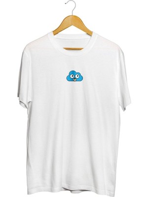 Karikatür Store Golang Gopher Cloud Baskılı Unisex Tişört