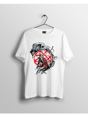 Karikatür Store Fullmetal Alchemist Circle Anime Tişört