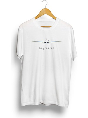 Karikatür Store Bayraktar Ukraine Flag Baskılı Tişört