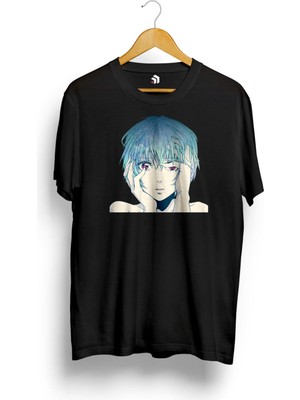 Karikatür Store Rei Ayanami Evangelion Anime Baskılı Tişört