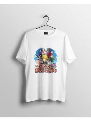 Karikatür Store The Seven Deadly Sins Poster Anime Tişört