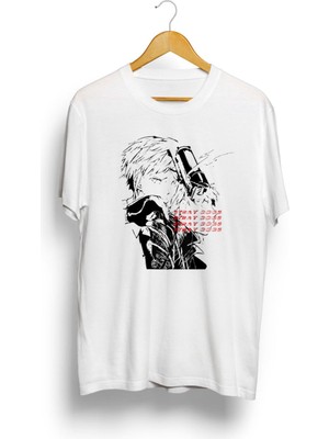 Karikatür Store Bungo Stray Dogs ''gunpoınt'' V1 Manga Anime Baskılı Tişört