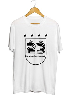 Karikatür Store 23. Şampiyonluk 100.YIL Baskılı Unisex Tişört