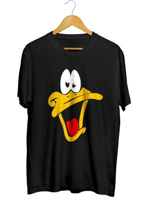 Karikatür Store Daffy Duck Baskılı Tişört