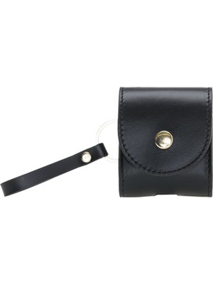 Mulvxurg  URG02 Apple  2.nesil Uyumlu Deri Kılıf Mai Snap Rst1 Siyah (Mulvix)