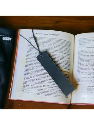 Mulvxurg  URG02 Deri Kitap Ayracı, Mavi (Mulvix)