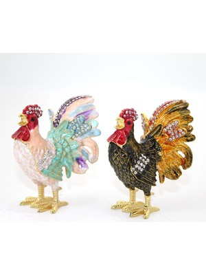 Swarovski Taşlı Tekli Horoz Model 2