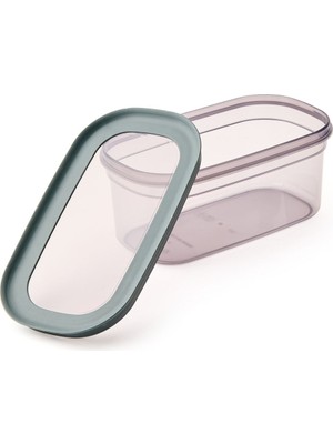 Gri 1 Lt Çok Amaçlı Saklama Kabı, Dayanıklı ve Şık Tasarım