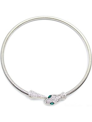 Yılan Kolye - Gümüş